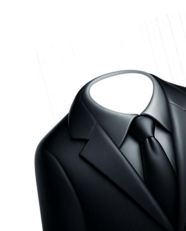 Chauffeur in suit